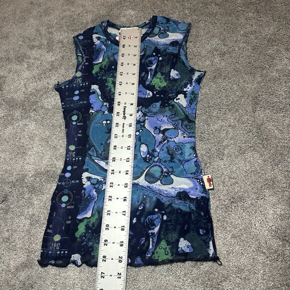 Vintage JPG Jean Paul Gaultier Mesh Bacteria SS 2001 Top Womens M Medium Tank - Picture 14 of 15
